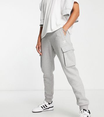 adidas Originals Tall Essentials slim fit cargo sweatpants gray