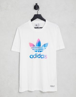 adidas Originals trefoil series T-shirt in white