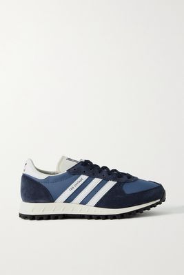 adidas Originals - Trx Vintage Shell, Suede And Leather Sneakers - Blue