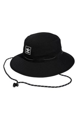 adidas Originals Utility Bucket Hat in Black/white