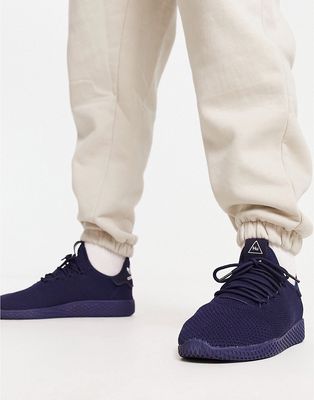 adidas Originals x Pharrell Williams HU sneakers in navy