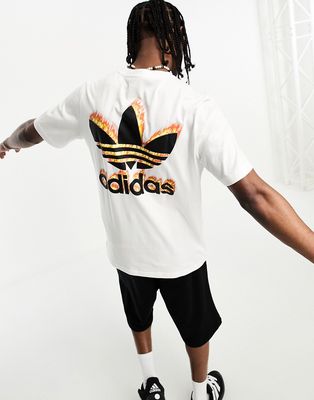 adidas Orignals Hack AAC T-shirt in off-white
