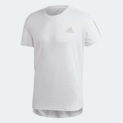 adidas Own the Run Tee White 2XL Mens