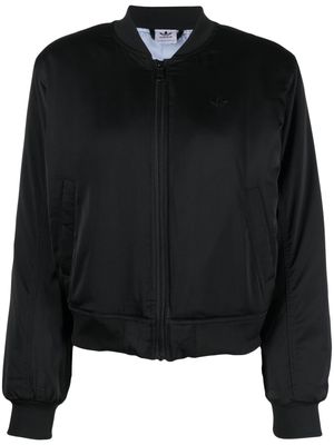 adidas plain bomber jacket - Black