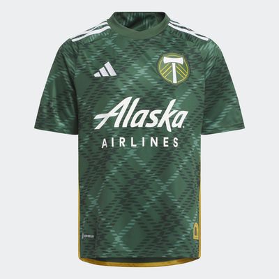 adidas Portland Timbers 23/24 Home Jersey Tech Forest S Kids