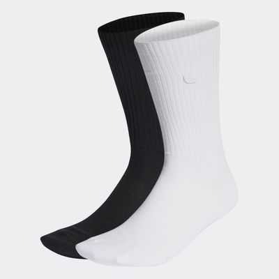 adidas Premium Essentials Crew Socks 2 Pairs White S
