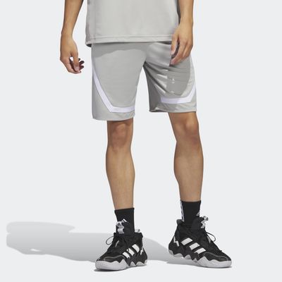 adidas Pro Block ShortsMetal Grey M 9"Mens