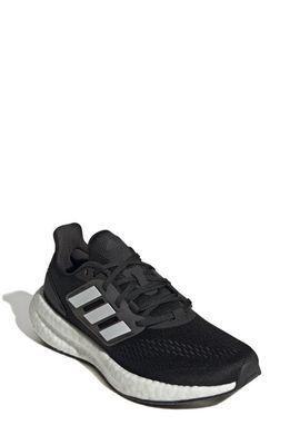 adidas Pureboost 22 Running Shoe in Black/Black/Carbon