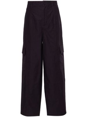 adidas ripstop straight-leg trousers - Purple