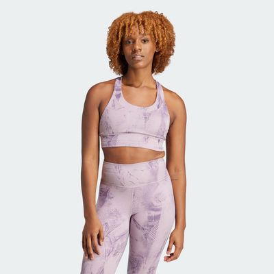 adidas Run Pocket Medium-Support AOP Bra Iteration Preloved Fig XS A-B Womens