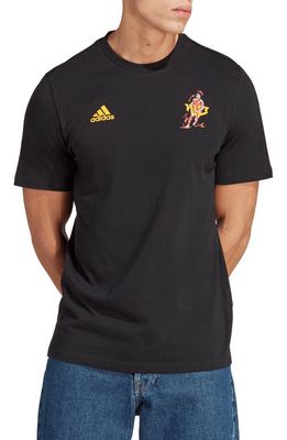 adidas Salah Soccer Icon Graphic T-Shirt in Black
