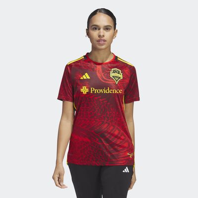 adidas Seattle Sounders FC 23/24 Away Jersey Red L Womens