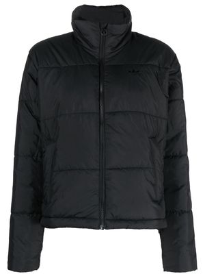 adidas side-stripe padded jacket - Black
