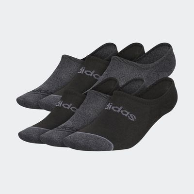 adidas SL LIN 3 6-Pack Super-No-Show Socks Black L