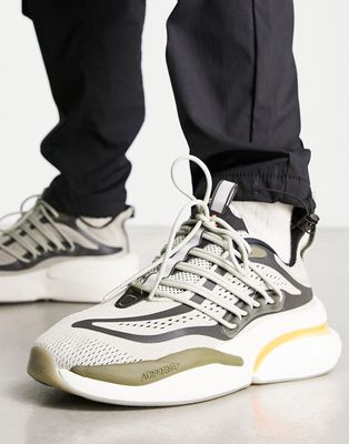 adidas Sportswear Alphaboost V1 sneakers in gray and multi