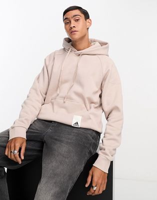 adidas Sportswear Lounge x Street hoodie in beige-Brown