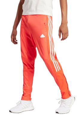 adidas Sportswear Tiro Mix Track Pants in Bright Red