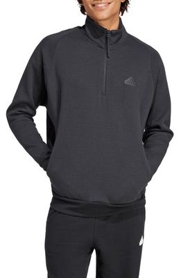 adidas Sportswear Z. N.E. Half Zip Sweatshirt in Black