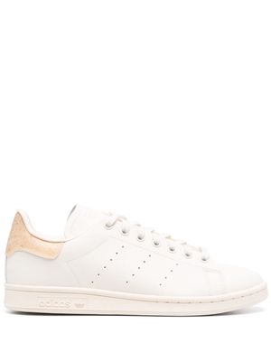 adidas Stan Smith Lux perforated-logo sneakers - Neutrals