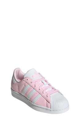 adidas Superstar Sneaker in Clear Pink/White/White