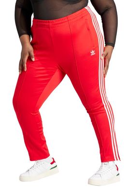 adidas Superstar Track Pants in Better Scarlet