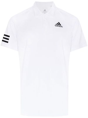 adidas Tennis 3-Stripe performance polo shirt - White