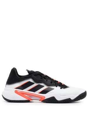 adidas Tennis Barricade logo-print lace-up sneakers - White