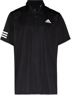 adidas Tennis logo-print short-sleeve shirt - Black