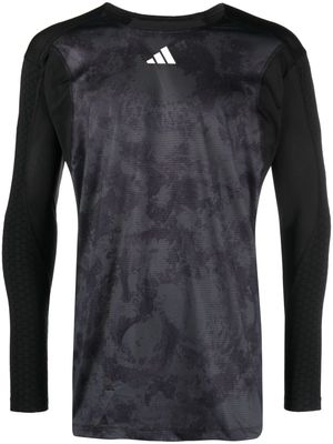 adidas Tennis Paris abstract-print T-shirt - Black