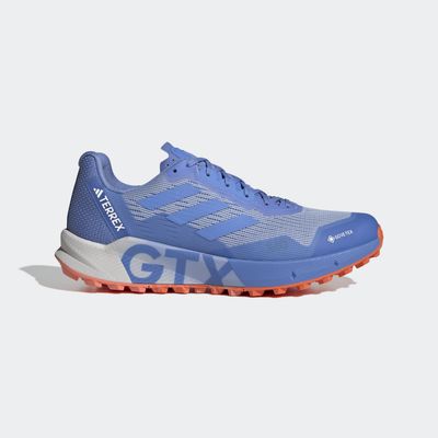 adidas TERREX Agravic Flow GORE-TEX 2.0 Trail Running Shoes Blue Dawn 12 Mens