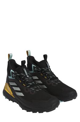 adidas Terrex Free Hiker 2 Gore-Tex Hiking Shoe in Black/Silver/Aqua