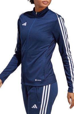 adidas Tiro 23 League Recycled Polyester Soccer Jacket in Team Navy Blue