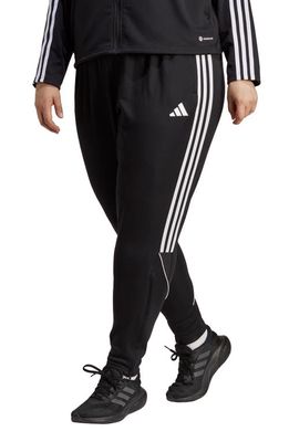 adidas Tiro 23 Recycled Polyester Soccer Pants in Black/white