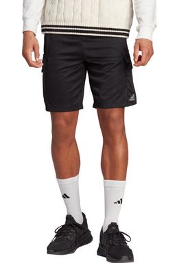 adidas Tiro AEROREADY Recycled Polyester Cargo Shorts in Black/White