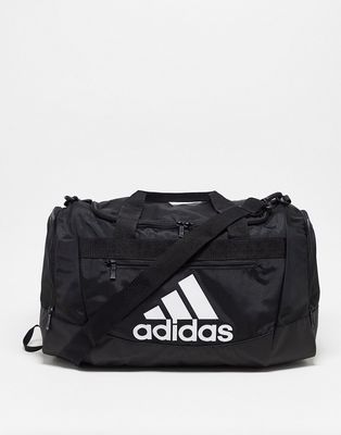 adidas Training defender small duffle bag in black