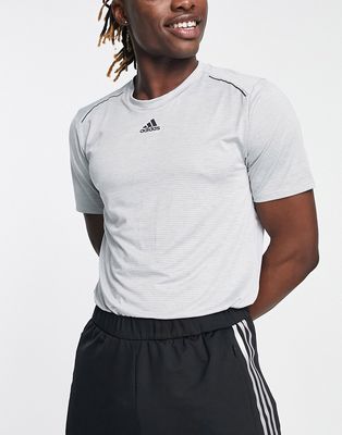 adidas Training HIIT t-shirt in gray