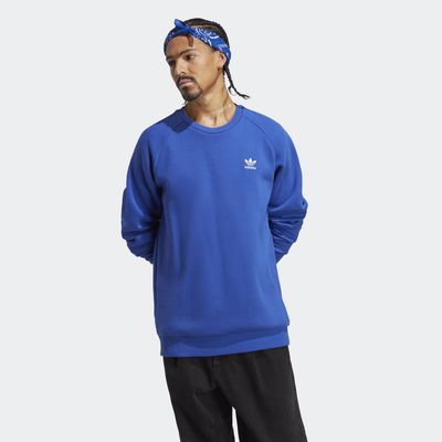 adidas Trefoil Essentials Crewneck Sweatshirt Semi Lucid Blue XS Mens