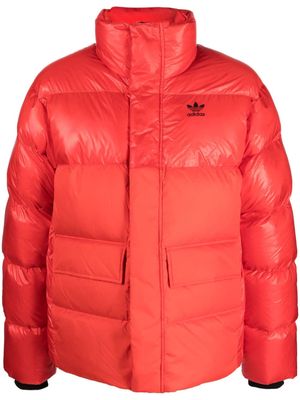 adidas Trefoil-logo padded jacket - Red