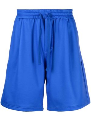 adidas two-tone elasticated shorts - Blue