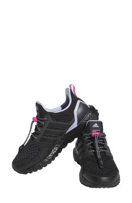 adidas Ultraboost 1.0 DNA Sneaker in Core Black/Carbon/Blue Dawn