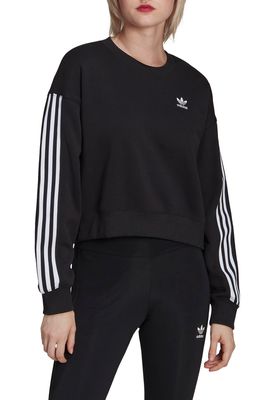 adidas Women's Adicolor Classics Cotton Sweatshirt in Black