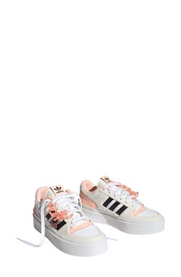 adidas x Hello Kitty Forum Bonega Platform Sneaker in Off White/Black/White