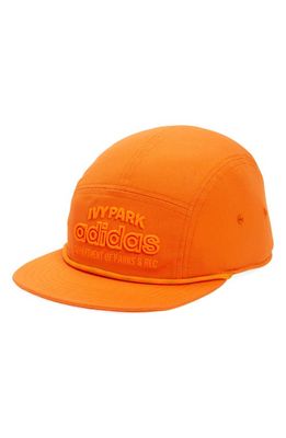 adidas x IVY PARK Embroidered Cotton Baseball Cap in Solar Orange