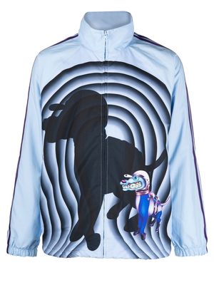 adidas x Kerwin Frost graphic-print track jacket - Blue