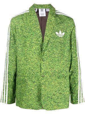 adidas x Kerwin Frost grass-print blazer - Green