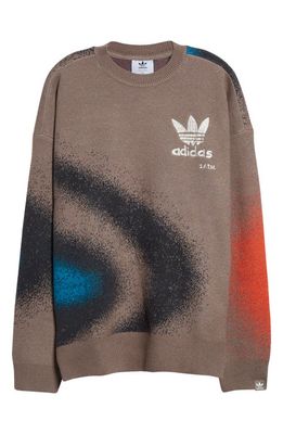 Adidas x Song For the Mute x Song for the Mute Crewneck Sweater in Tech Earth