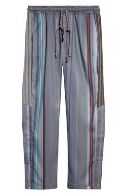 Adidas x Song For the Mute x Song for the Mute Recycled Polyester Track Pants in Brown/Tech Earth