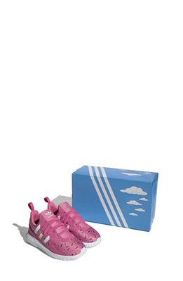 adidas x The Simpsons™ Flex Mismatched Sneakers in Semi Solar Pink/White