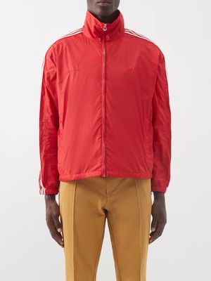 Adidas X Wales Bonner - Trefoil-logo Shell Jacket - Mens - Red