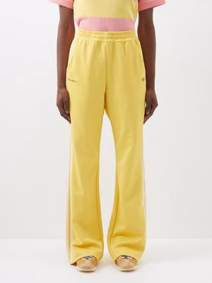 Adidas X Wales Bonner - Wb Recycled-fibre Blend Jersey Track Pants - Womens - Yellow
